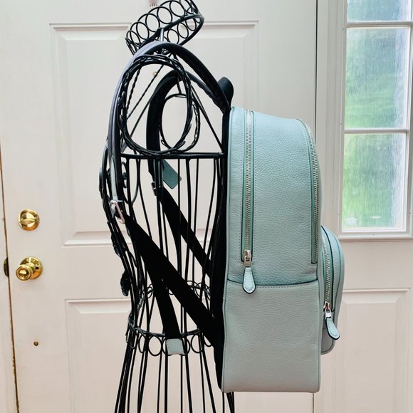 COACH LEATHER LARGE LAPTOP COURT BACKPACK - Picture 11 of 14